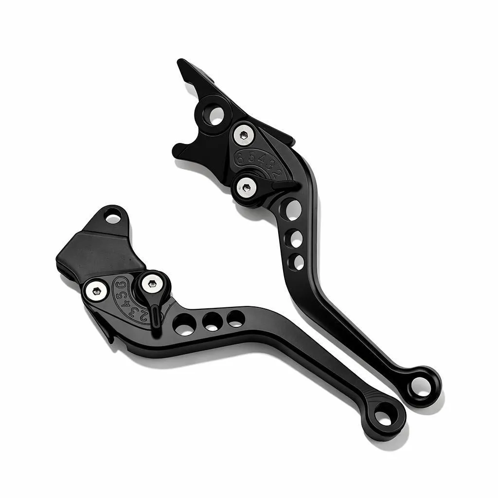 Juego de Maniguetas de Freno y Embrague CNC Ajustables – Par Universal para Scooter, Moped y Moto Eléctrica