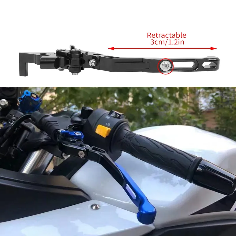 Set de Palancas BMW F750GS/F850GS/F900R/F900XR — Palancas de Freno y Embrague Plegables Ajustables