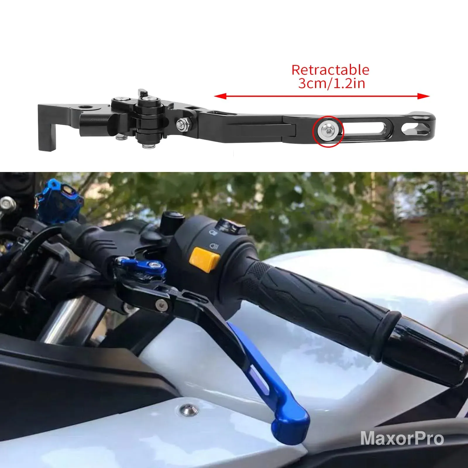 BMW F750GS/F850GS/F900R/F900XR Lever Set – Foldable Adjustable Brake & Clutch Levers