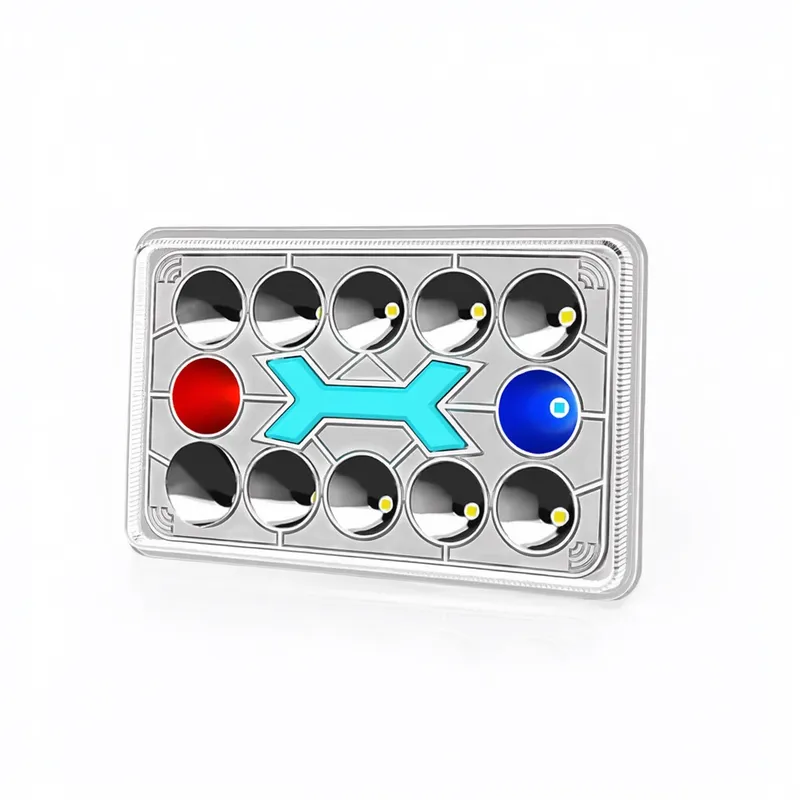 Faro LED MOTOLED 4x6 Pulgadas para CG125 125cc – DRL Rojo Azul, 3030SMD, IP67, DC12V