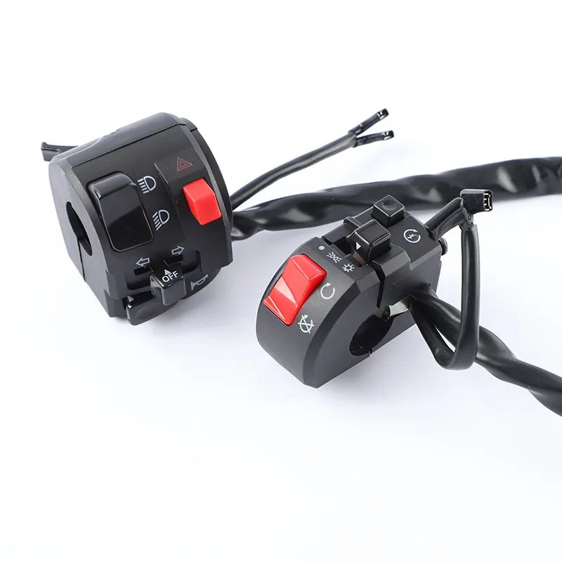 Juego de Interruptores 22mm – Direccional, Bocina, Faro y Arranque
