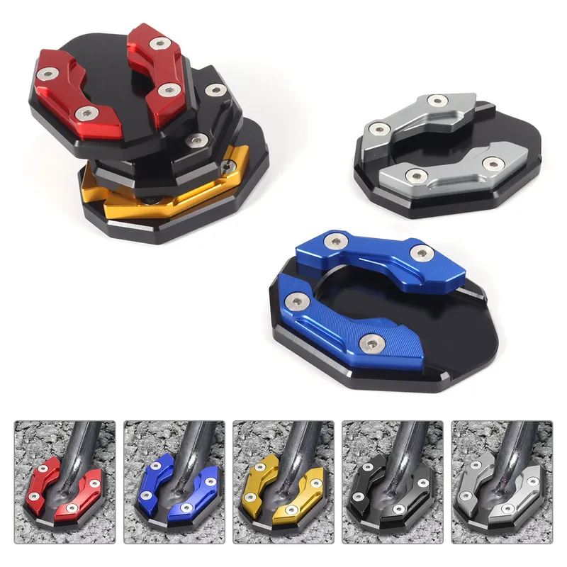 Base de Pata de Cabra para Moto – Ensanchador Antideslizante de Aluminio CNC