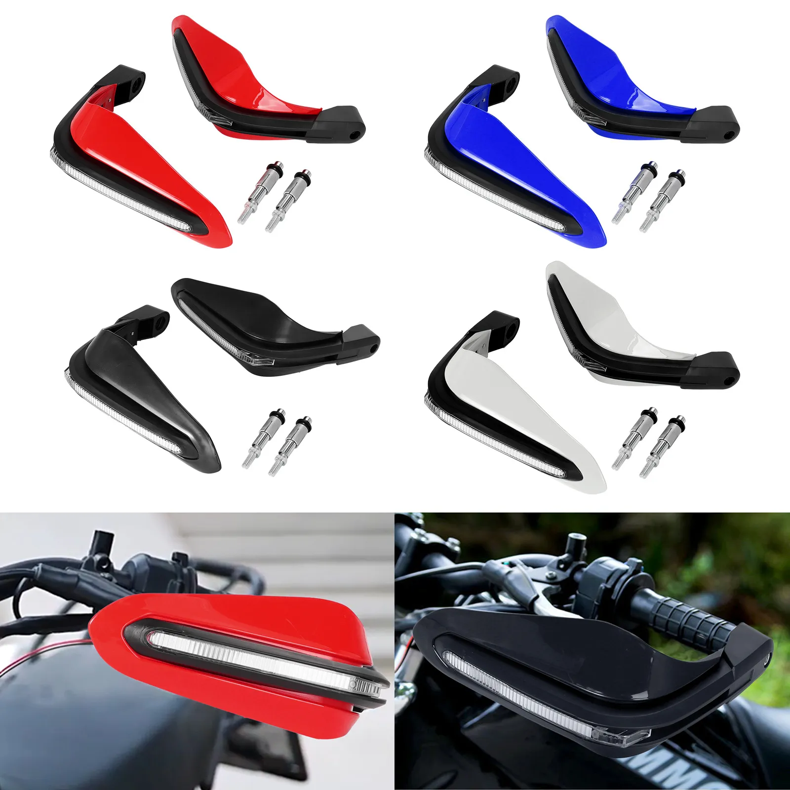 Cubremanos LED con Direccional – Protector ABS Universal para Off-Road
