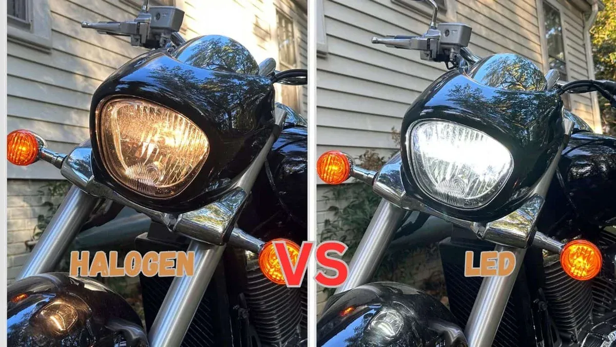 LED vs Halógeno en Faros de Moto: Brillo, Consumo y Costo (2026)