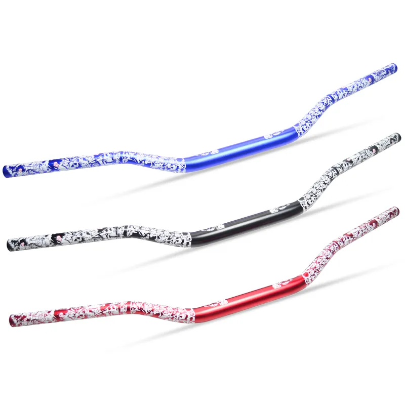 Manubrio Fat de 28mm con Diseño de Calavera para Dirt Pit Bike y ATV – Aluminio de Alta Resistencia