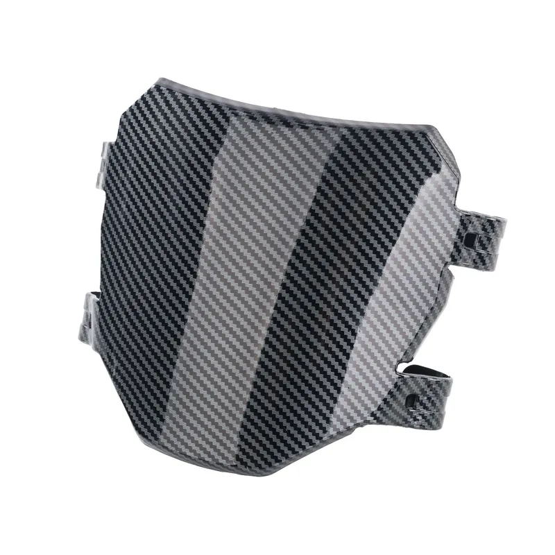 Deflector Frontal para Portanúmero Surron Light Bee X/S - Carena Anti-Viento Tipo Carbono